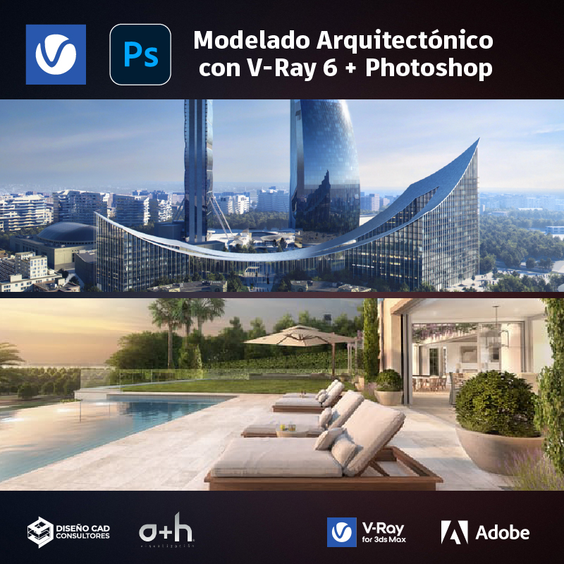 V-Ray 3ds Max y Photoshop